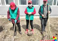 文化社区老年志愿者开展环境卫生清理 筑牢疫情防控防线