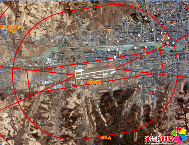 延吉新建机场具体位置图片